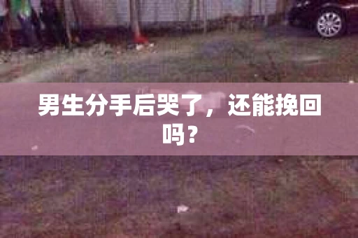 男生分手后哭了，还能挽回吗？