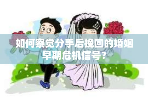 如何察觉分手后挽回的婚姻早期危机信号？