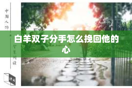 白羊双子分手怎么挽回他的心