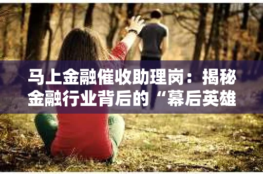 马上金融催收助理岗：揭秘金融行业背后的“幕后英雄”